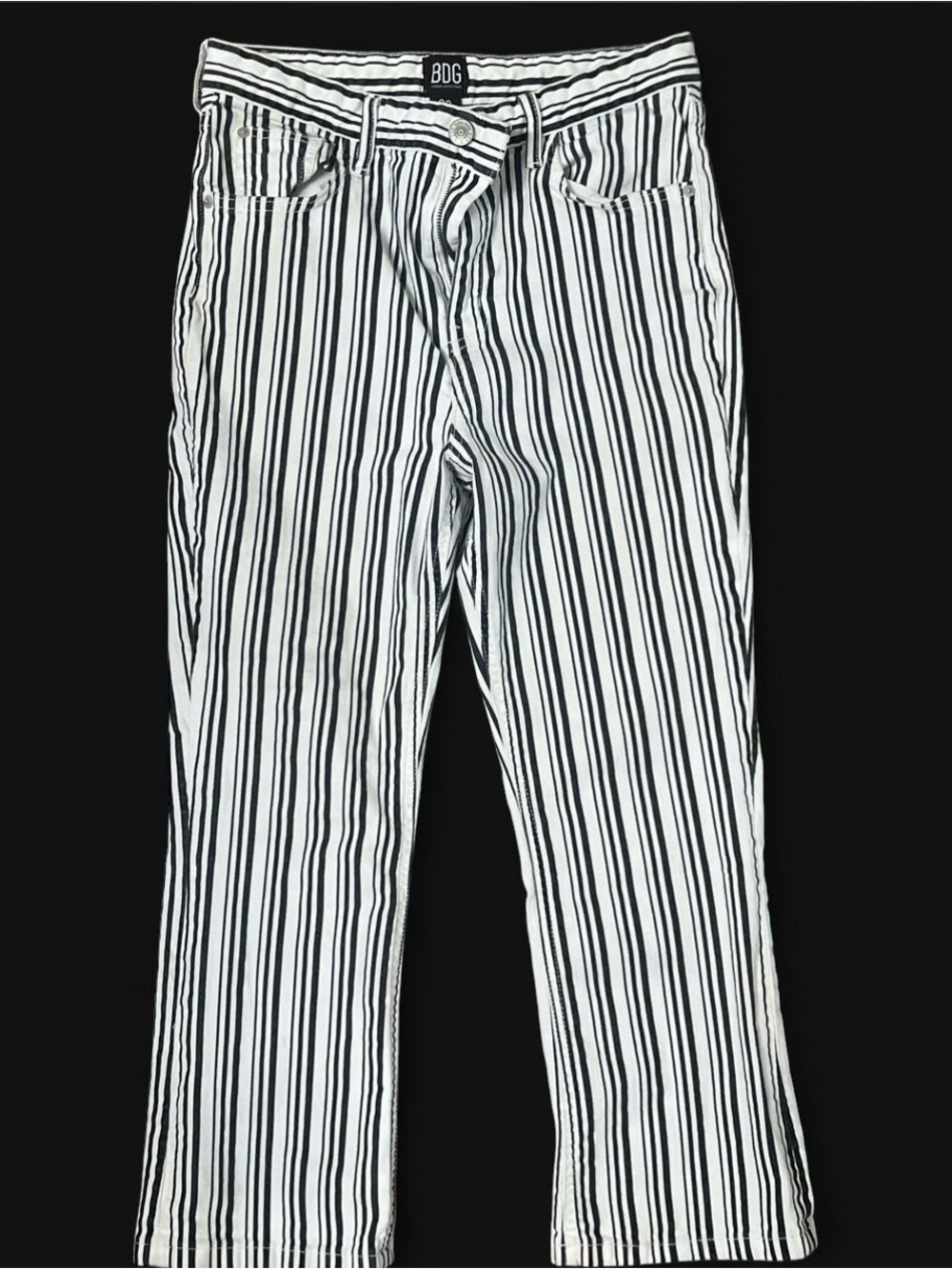 BDG Women’s  Black and White Striped Pants